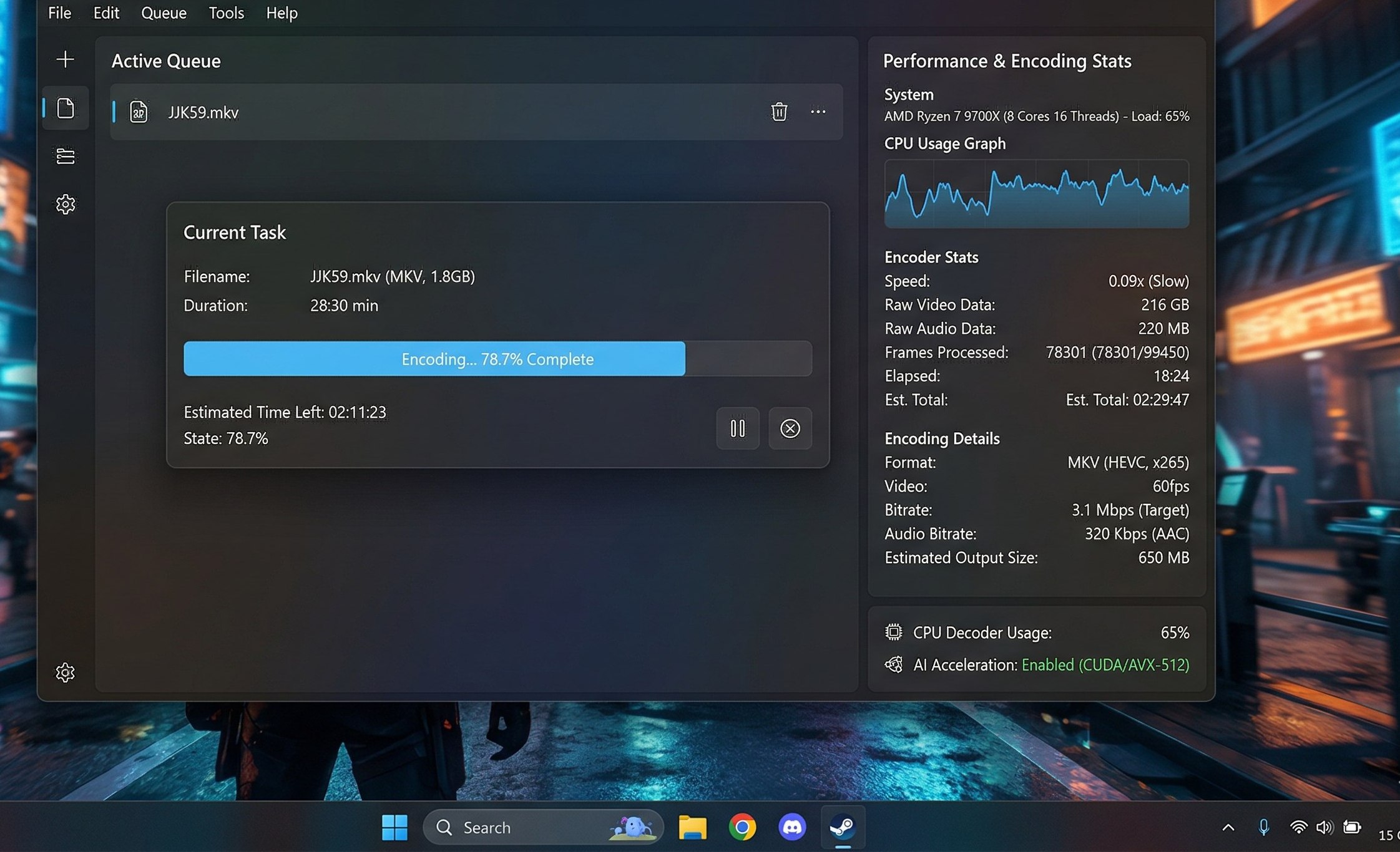 Encoder Jujutsu Kaisen 6 Jam